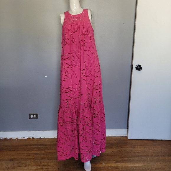 Anthropologie Maeve Belrose Eyelet Maxi, VGUC, Size XS - Picture 2 of 8